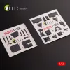 Kelik F-35B interior 3D decals for Tamiya kit - 3D belsőtér-részletező matricakészlet