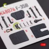 Kelik F-35B interior 3D decals for Tamiya kit - 3D belsőtér-részletező matricakészlet
