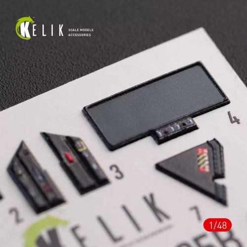 Kelik F-35B interior 3D decals for Tamiya kit - 3D belsőtér-részletező matricakészlet