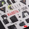 Kelik F-35B interior 3D decals for Tamiya kit - 3D belsőtér-részletező matricakészlet