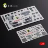 Kelik F/A-18F Super Hornet interior 3D decals for MENG kit - 3D belsőtér-részletező matricakészlet
