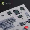 Kelik F/A-18F Super Hornet interior 3D decals for MENG kit - 3D belsőtér-részletező matricakészlet