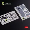 Kelik O-2A Skymaster interior 3D decals grey decoration type for ICM kit - 3D belsőtér-részletező matricakészlet, szürke dekorációs változat