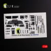 Kelik O-2A Skymaster interior 3D decals grey decoration type for ICM kit - 3D belsőtér-részletező matricakészlet, szürke dekorációs változat