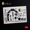 Kelik FM-1 Wildcat/Martlet Mk.V interior 3D decals for Tamiya kit - 3D belsőtér-részletező matricakészlet