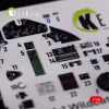Kelik FM-1 Wildcat/Martlet Mk.V interior 3D decals for Tamiya kit - 3D belsőtér-részletező matricakészlet