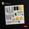 Kelik B-26B Marauder interior 3D decals for ICM kit - 3D belsőtér-részletező matricakészlet