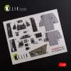 Kelik F-4J Phantom II interior 3D decals for Academy kit - 3D belsőtér-részletező matricakészlet