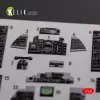 Kelik F-4J Phantom II interior 3D decals for Academy kit - 3D belsőtér-részletező matricakészlet