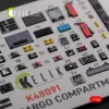 Kelik CH-46E Cargo compartment interior 3D decals for Academy kit - CH-46E tehertér – 3D belsőtér-részletező matricakészlet