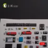 Kelik CH-46E Cargo compartment interior 3D decals for Academy kit - CH-46E tehertér – 3D belsőtér-részletező matricakészlet