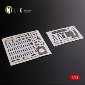   Kelik CH-47F interior 3D decals for Italeri kit - 3D belsőtér-részletező matricakészlet