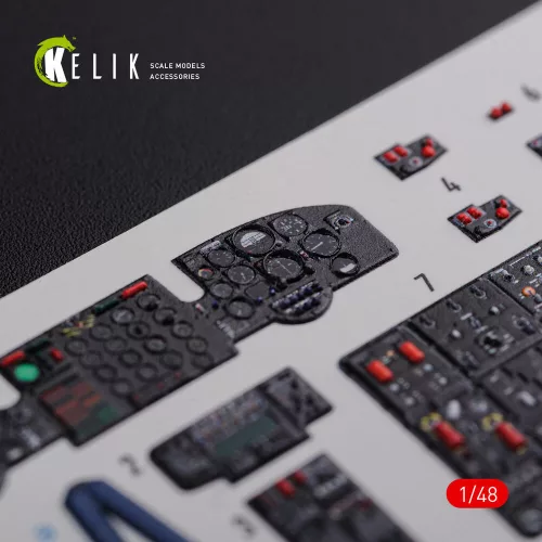 Kelik CH-47F interior 3D decals for Italeri kit - 3D belsőtér-részletező matricakészlet