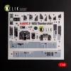 Kelik F-105G Thunderchief - interior 3D decals for HobbyBoss kit - 3D belsőtér-részletező matricakészlet