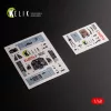 Kelik F-105D Thunderchief - interior 3D decals for HobbyBoss kit - 3D belsőtér-részletező matricakészlet