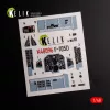 Kelik F-105D Thunderchief - interior 3D decals for HobbyBoss kit - 3D belsőtér-részletező matricakészlet