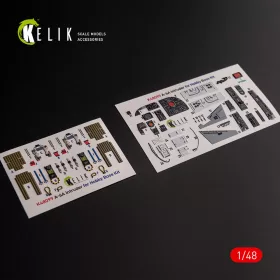   Kelik A-6A Intruder - interior 3D decals for HobbyBoss kit - 3D belsőtér-részletező matricakészlet