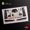 Kelik A-7E Corsair II- interior 3D decals for HobbyBoss kit - 3D belsőtér-részletező matricakészlet