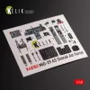 Kelik Mig-29AS - interior 3D decals for Academy kit - 3D belsőtér-részletező matricakészlet