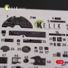 Kelik P-38F Lightning – 3D belsőtér-részletező matricakészlet