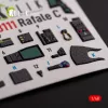 Kelik Rafale C - interior 3D decals for Academy/Revell kit - 3D belsőtér-részletező matricakészlet, Academy/Revell makettekhez
