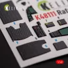 Kelik Rafale C - interior 3D decals for Academy/Revell kit - 3D belsőtér-részletező matricakészlet, Academy/Revell makettekhez