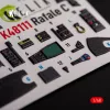 Kelik Rafale C - interior 3D decals for Academy/Revell kit - 3D belsőtér-részletező matricakészlet, Academy/Revell makettekhez