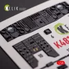 Kelik UH-60A Black Hawk - Type 1 interior 3D decals for ICM kit - UH-60A Black Hawk - 1. típus – 3D belsőtér-részletező matricakészlet