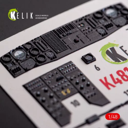 Kelik UH-60A Black Hawk - Type 1 interior 3D decals for ICM kit - UH-60A Black Hawk - 1. típus – 3D belsőtér-részletező matricakészlet