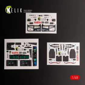   Kelik UH-60A Black Hawk - 2. típus ukrán katonai hírszerzés – 3D belsőtér-részletező matricakészlet
