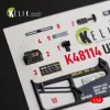 Kelik UH-60A Black Hawk - 2. típus ukrán katonai hírszerzés – 3D belsőtér-részletező matricakészlet