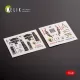Kelik F-104 A/C - interior 3D decals for Kinetic kit - 3D belsőtér-részletező matricakészlet