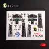 Kelik F-104 A/C - interior 3D decals for Kinetic kit - 3D belsőtér-részletező matricakészlet