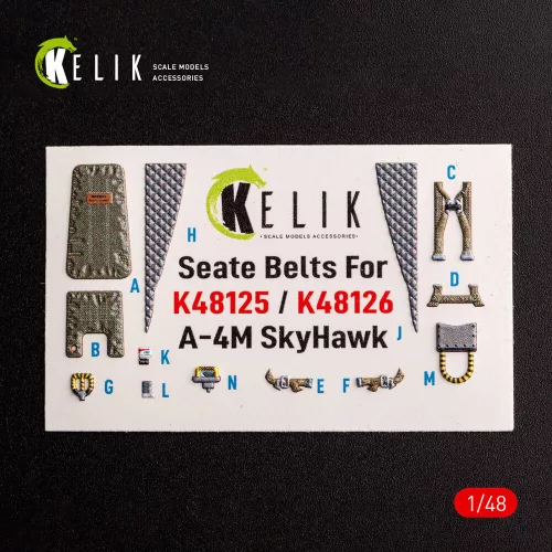 Kelik A-4M Late production- interior 3D decals for Magic Factory kit - A-4M késői gyártású – 3D belsőtér-részletező matricakészlet