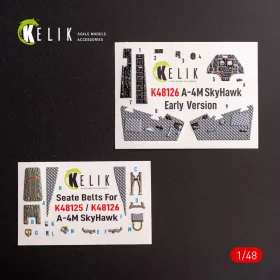   Kelik A-4M Early production- interior 3D decals for Magic Factory kit - A-4M korai gyártású – 3D belsőtér-részletező matricakészlet