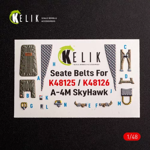 Kelik A-4M Early production- interior 3D decals for Magic Factory kit - A-4M korai gyártású – 3D belsőtér-részletező matricakészlet