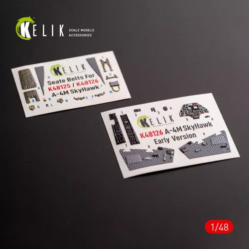 Kelik A-4M Early production- interior 3D decals for Magic Factory kit - A-4M korai gyártású – 3D belsőtér-részletező matricakészlet