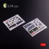 Kelik F-16CJ - interior 3D decals for Tamiya kit - 3D belsőtér-részletező matricakészlet