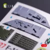 Kelik F-16CJ - interior 3D decals for Tamiya kit - 3D belsőtér-részletező matricakészlet