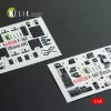 Kelik F-16F Block 60 - interior 3D decals for Hasegawa kit - 3D belsőtér-részletező matricakészlet