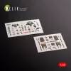 Kelik Jas-39 D - interior 3D decals for Italeri kit - 3D belsőtér-részletező matricakészlet