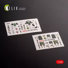   Kelik Jas-39 D - interior 3D decals for Italeri kit - 3D belsőtér-részletező matricakészlet