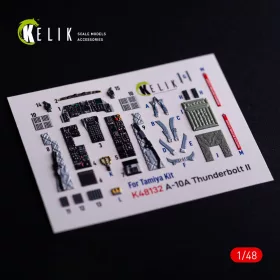   Kelik A-10A - interior 3D decals for Tamiya kit - 3D belsőtér-részletező matricakészlet
