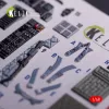 Kelik A-10A - interior 3D decals for Tamiya kit - 3D belsőtér-részletező matricakészlet
