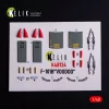 Kelik F-101B VooDoo - interior 3D decals for Zimi Model/KittyHawk kit - 3D belsőtér-részletező matricakészlet