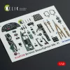 Kelik Bristol Beaufighter Mk.VI - interior 3D decals for Tamiya kit - 3D belsőtér-részletező matricakészlet