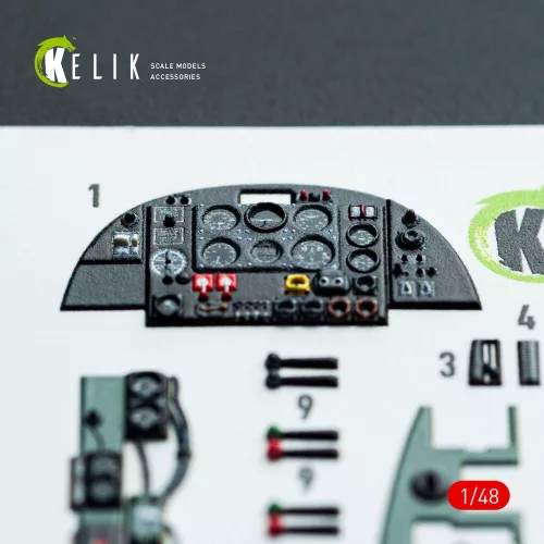 Kelik Bristol Beaufighter Mk.VI - interior 3D decals for Tamiya kit - 3D belsőtér-részletező matricakészlet
