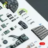 Kelik Bristol Beaufighter Mk.VI - interior 3D decals for Tamiya kit - 3D belsőtér-részletező matricakészlet