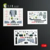 Kelik AV-8B Harrier - interior 3D decals for Hasegawa kit - 3D belsőtér-részletező matricakészlet