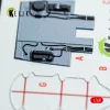 Kelik AV-8B Harrier - interior 3D decals for Hasegawa kit - 3D belsőtér-részletező matricakészlet